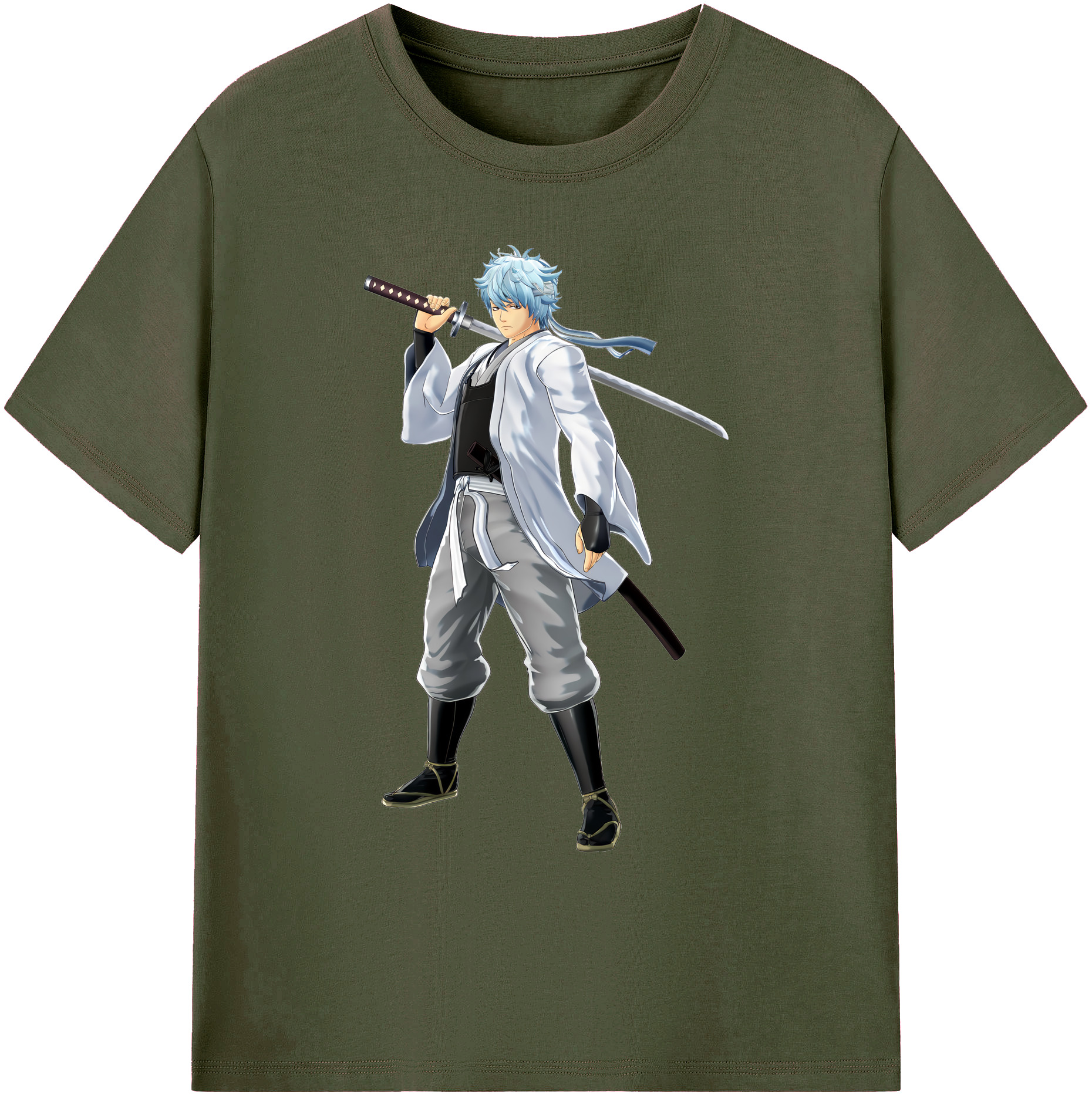 （画像用） ぎんたま 坂田銀時（さかたぎんとき） 神楽 志村新八（しむら しんぱち） GINTAMA Sakata Gintoki Kagura Shimura Shinpachi 綿100％ メンズ半袖Tシャツ｜肌触りやわらか＆通気性
